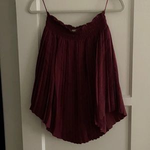 Joie Maroon Skirt